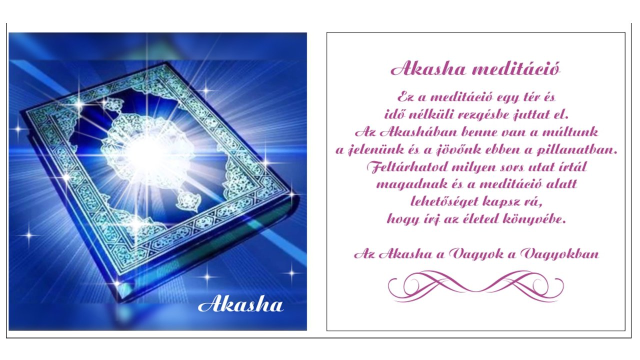 Akasha meditáció