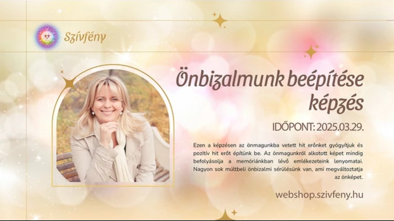 Önbizalom beépítése képzés