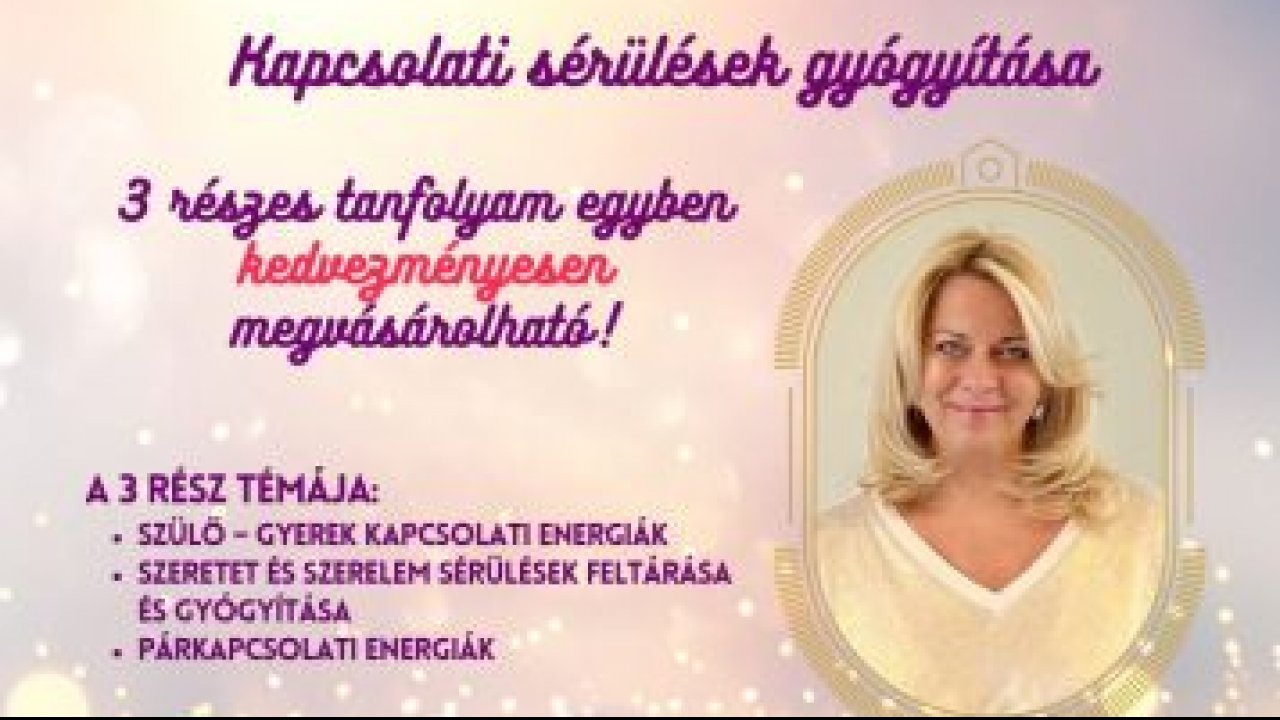 Kapcsolati sérülések gyógyítása - teljes